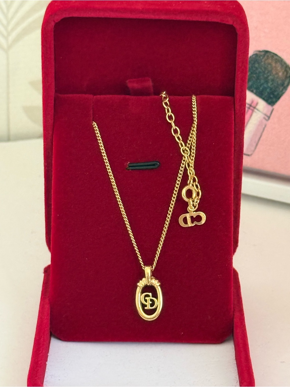 CHRISTIAN DIOR CD Pendant Necklace 💫 - Picture 6 of 10